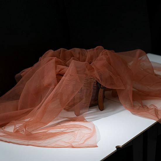 Fairy Mist Soft Tulle Fabric: Handmade Solid Color Lace Veil for Clothing DIY Projects