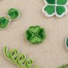 Korean Leaf Line Embroidery Patch - DIY Accessories Sticker