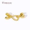 18K Gold Plated End Hook Connectors Fittings Bracelet Connecting Clasps For Jewelry Making Supplies DIY Necklace Accessories