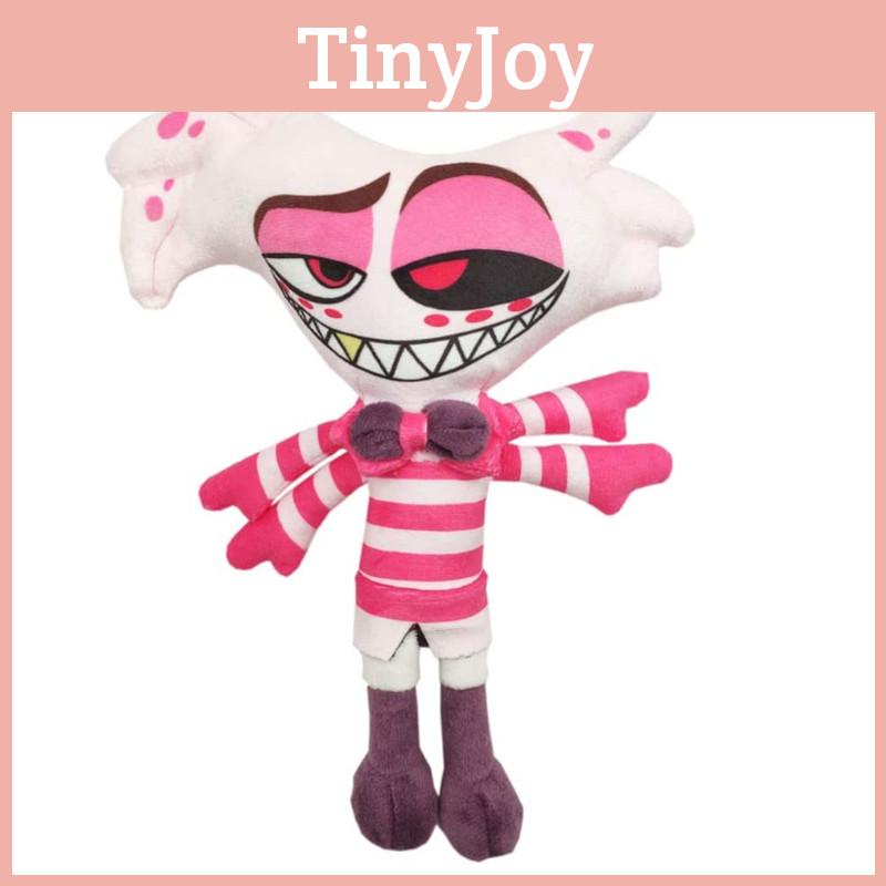 Peluche Angel Dust di Hazbin Hotel 25cm Morbido Carino Bambola di Pezza Perfetta Per Bambini Fan Regalo