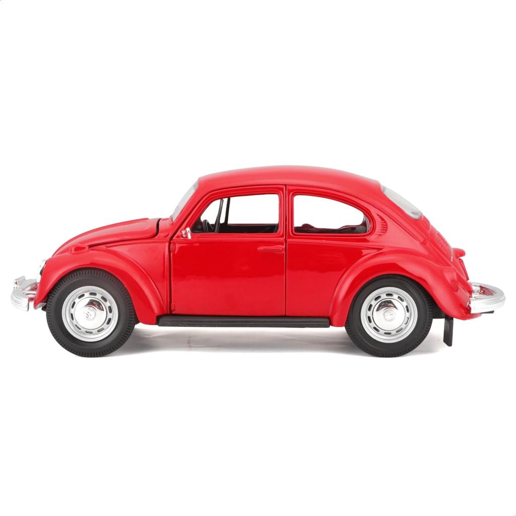 Volkswagen Beetle 1/24 Scale Diecast Model, Finished In Red (product Number 31926) [parallel Import]