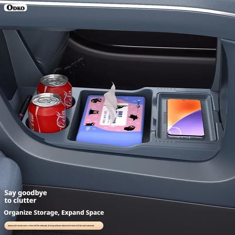 Silicone Storage Box 2026 FOR NIO ES8 Center Console Modification Anti-slip Pad Accessories Organizer Decoration