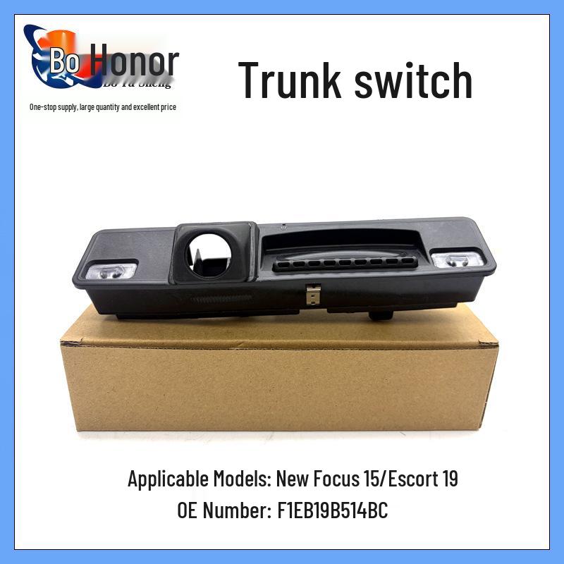 Compatible Trunk Switch for New Focus 15/Escort 19, Model F1EB19B514BC. Standing Dimensions