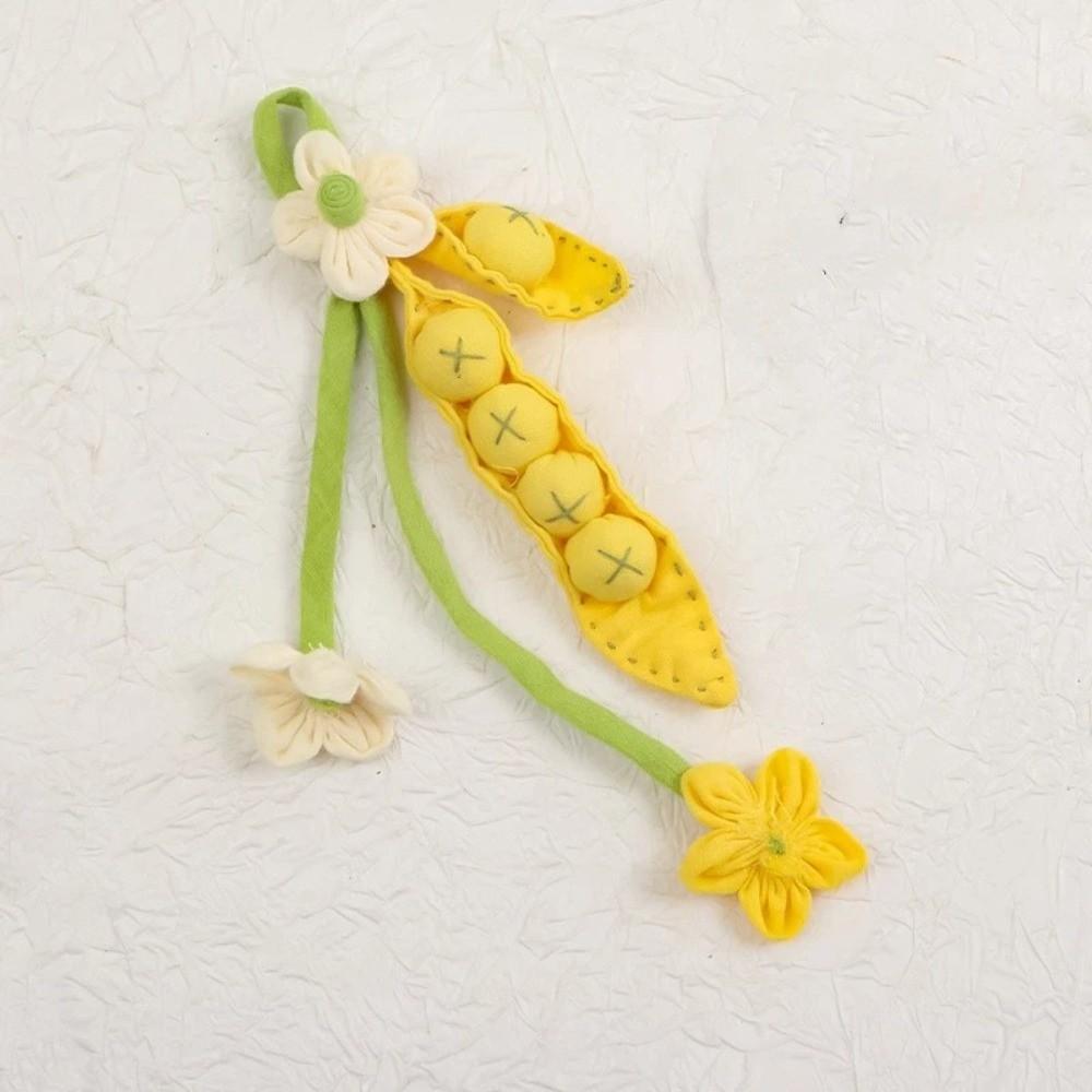 Ornaments Cloth Pea Accessories Sweet Bag Hanging Handcrafted Flower Pea Pendant  Decoration