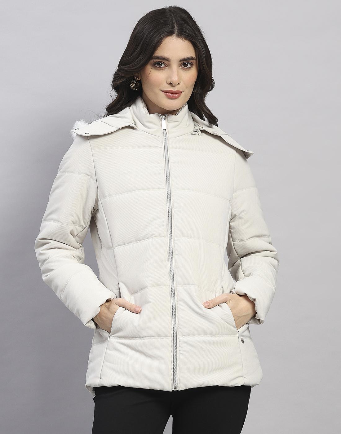 

Monte Carlo Women s Hood Full Sleeve Jacket L off білий колір