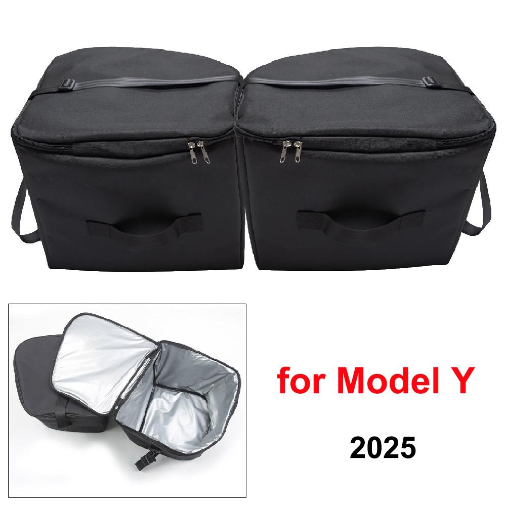 Frunk Kühlbox Isolierte Aufbewahrung für Tesla Model 3 Y YL Juniper Highland 2020-2025 2026 Frontkofferraum Organizer Tasche mit Gurten