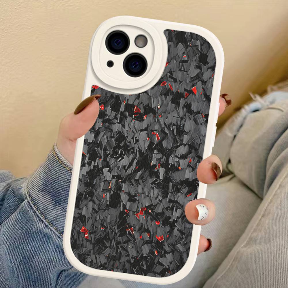 Carbon Fiber Phone Case For IPhone 16 15 14 13 12 11 Pro Max Plus Leather Cover