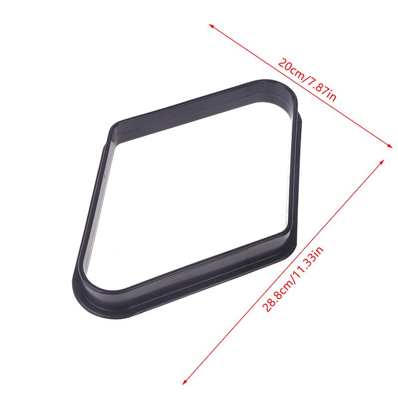 9-Ball Table Billiard Holder Reusable Diamond Billiard Table Racks Wear-Resistant For 2 1/4In Balls Billiard Accessories