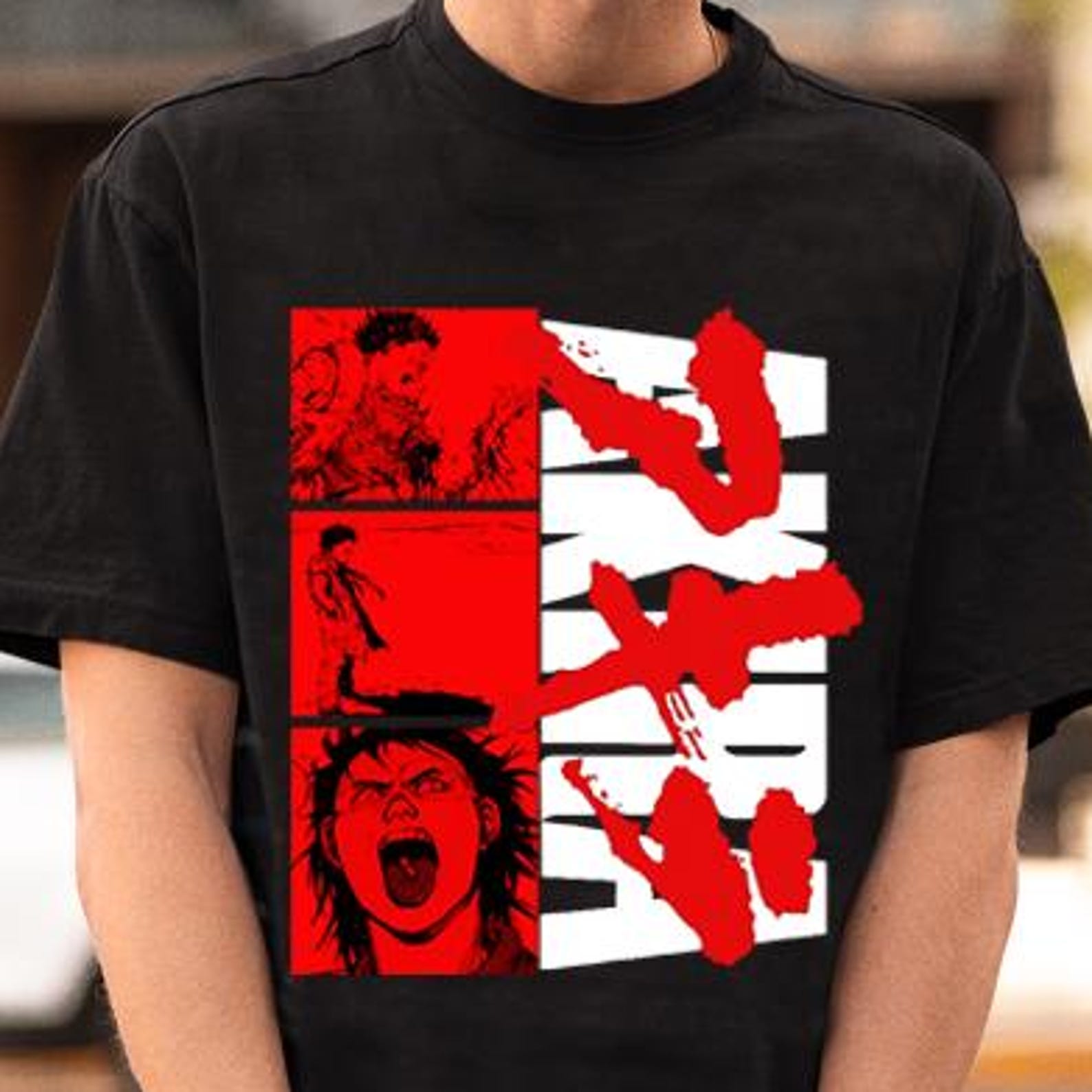 Vintage 90s Anime Graphic Tee: Unisex Manga Shirt 2XL
