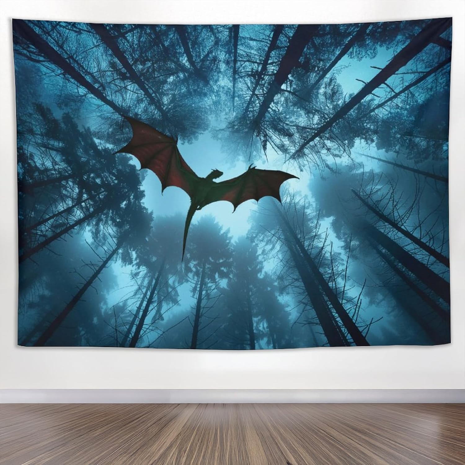 Tapestry ceiling with the image of the dragon-angid 75x100