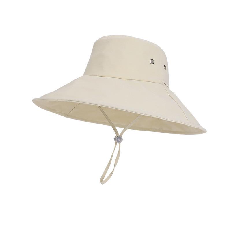 Outdoor Wide Brim Sun Hat With Adjustable Fit For Hiking And Camping