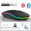 Ultra-Thin Dual-Mode Bluetooth Portable Wireless Mouse for Laptops and Office Use