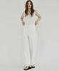 LOSSYROW Urban Wide Chino Pants White