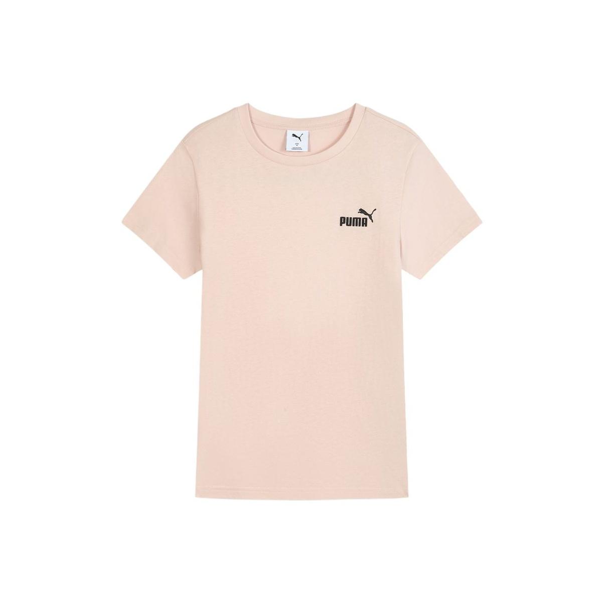 

Puma Эсс Маленький Нет. 1 Футболка с логотипом, с круглым вырезом, модный пуловер, футболка с коротким рукавом, женские топы 693235-49 L