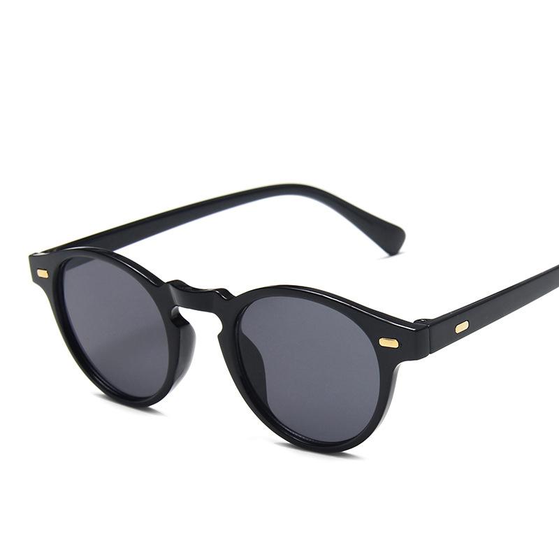 Round Cat Eye Sunglasses Men Brand Designer Vintage Driving Sun Glasses Fashion Retro Male Shades Women