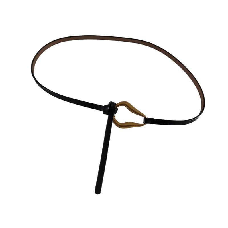 Womens Waist Leather Strap With Metal Buckle For Women Fashion And Wear Daily