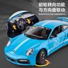 1:24 Porsches 911 TURBO S TARGA Modèle de Voiture de Sport en Alliage Diecasts Simulation Modèle de Voiture Jouet en Métal Son Lumière Collection Cadeau pour Enfants