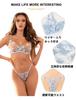 Sexy Bra Top and Bottom Bra and Extreme Floral Embroidery Large Cute Bra [ohyeah] Set, Lingerie, Set, See-through Panties, [M-5XL] Size, See-through