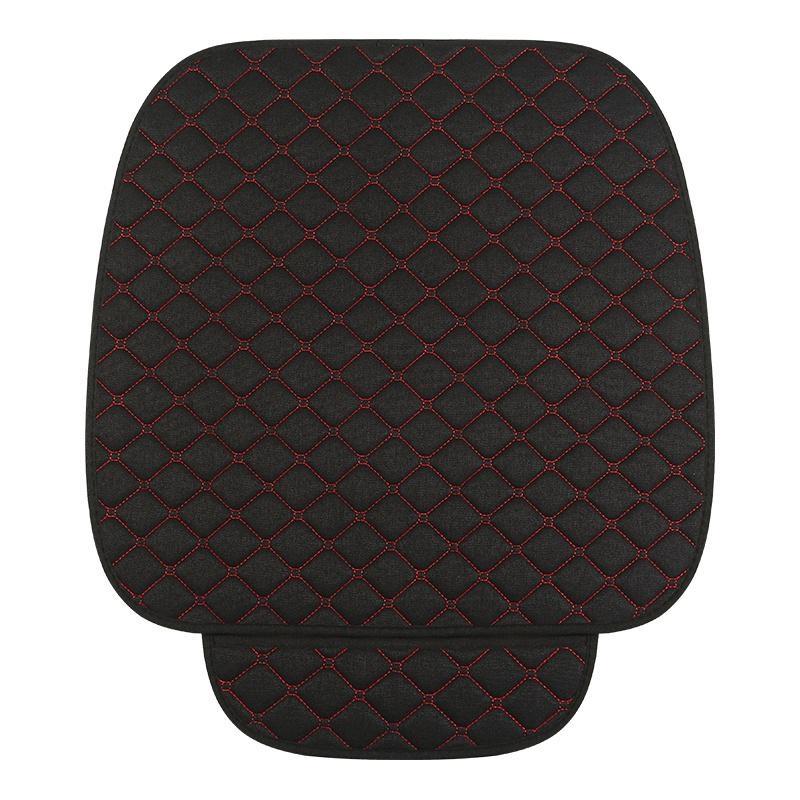 SEAMETAL Flax Car Seat Cover Four Seasons Front Linen Fabric Cushion Breathable Protector Mat Pad