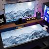 Mountain Landscape Mouse Pad Large Rubber Base Anti-slip PC Desk Accessories Mousepad for Office & Gamer Keyboard Mats Decor Mat