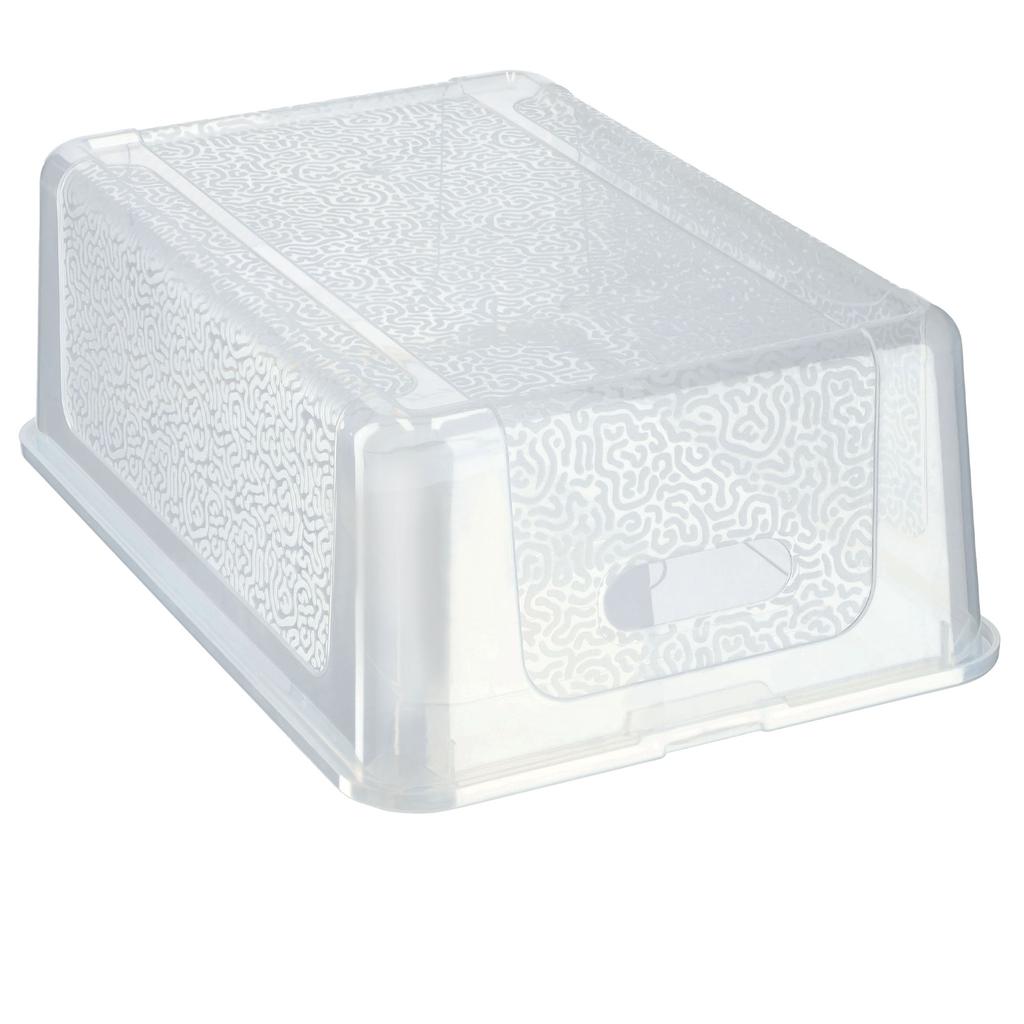 KADAX Plastic Container with Lid Transparent Lockable Box Organizer