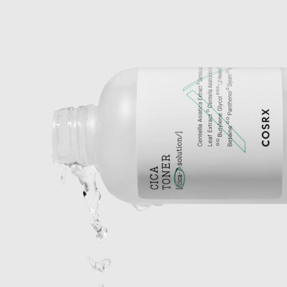 COSRX Pure Fit Cica Soothing 4pcs Set (Toner 150ml + Serum 30ml + Cream 50ml + One Step Green Calming Pads 140ml 70 Sheets)