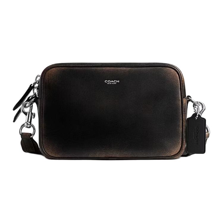 

Coach Camera 23 Logo Leather Crossbody Bag Medium Women bags Black CEO41-Y4B Basic Set (Bag+Dust Bag)