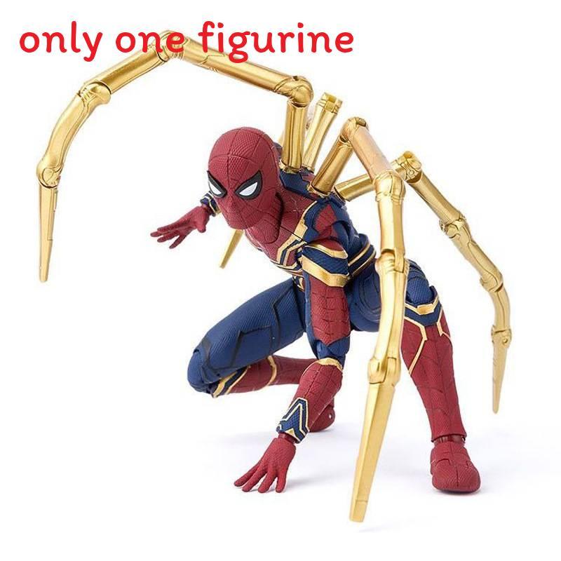 Spiderman Pvc Action Figure With Articulated Joints For Collectors