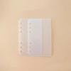 2pcs DIY Spiral Binder Divider Page Separator PP Refill Spiral Page Binder Indexing Cards  Student