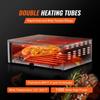 Electric Pizza Oven 12-inch 1500W 122-662℉ Temp Range Removable Crumb Tray