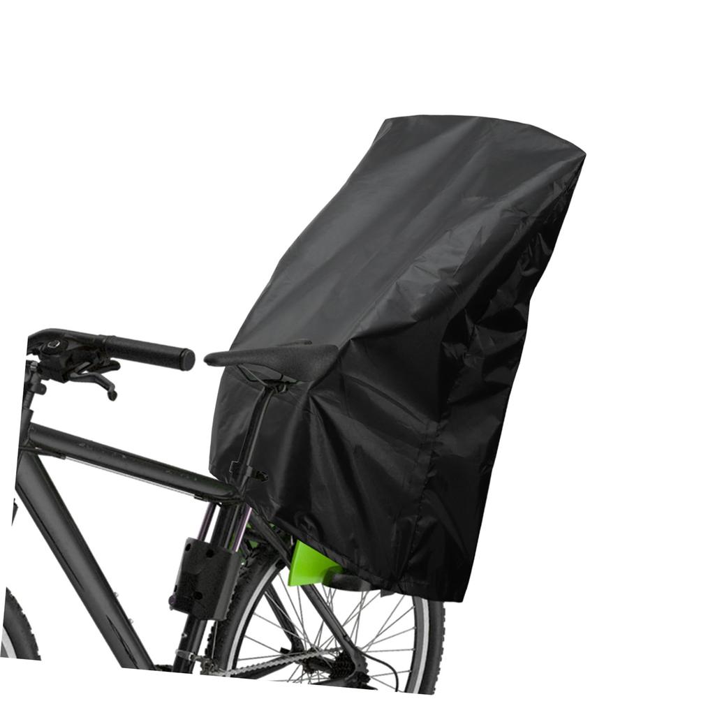 BULLSPANN Bicycle Rain Cycle for Child 210D 1 Replacement Replacement Cover, Children's Cover, Cover, Seats, Windproof, Waterproof, Oxford, Black,