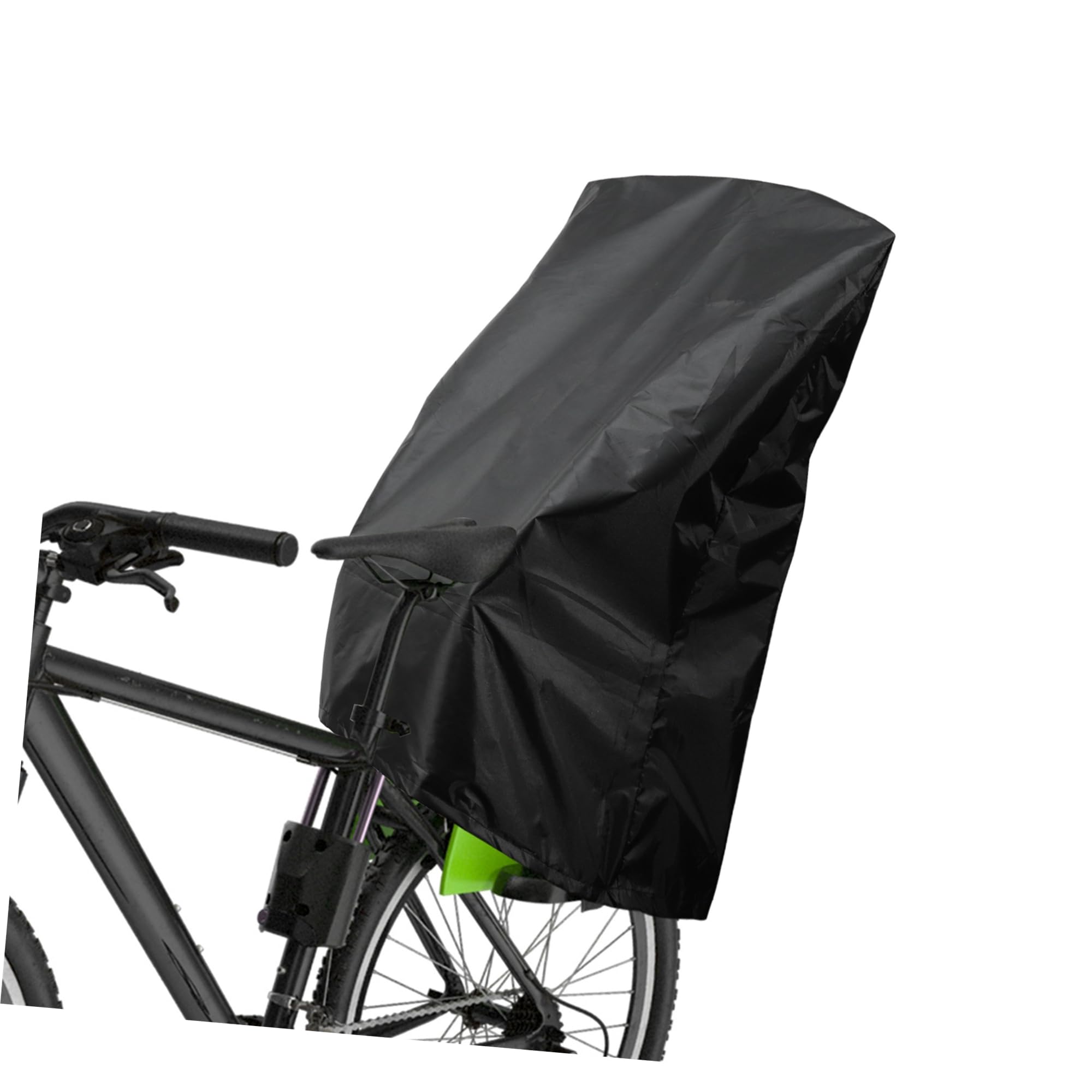 

BULLSPANN Велосипедный дождевик для ребенка 210D 1 Сменная сменная накидка, Детская накидка, Накидка, Сиденья, Ветрозащитный, Водонепроницаемый, Оксфорд, Черный,