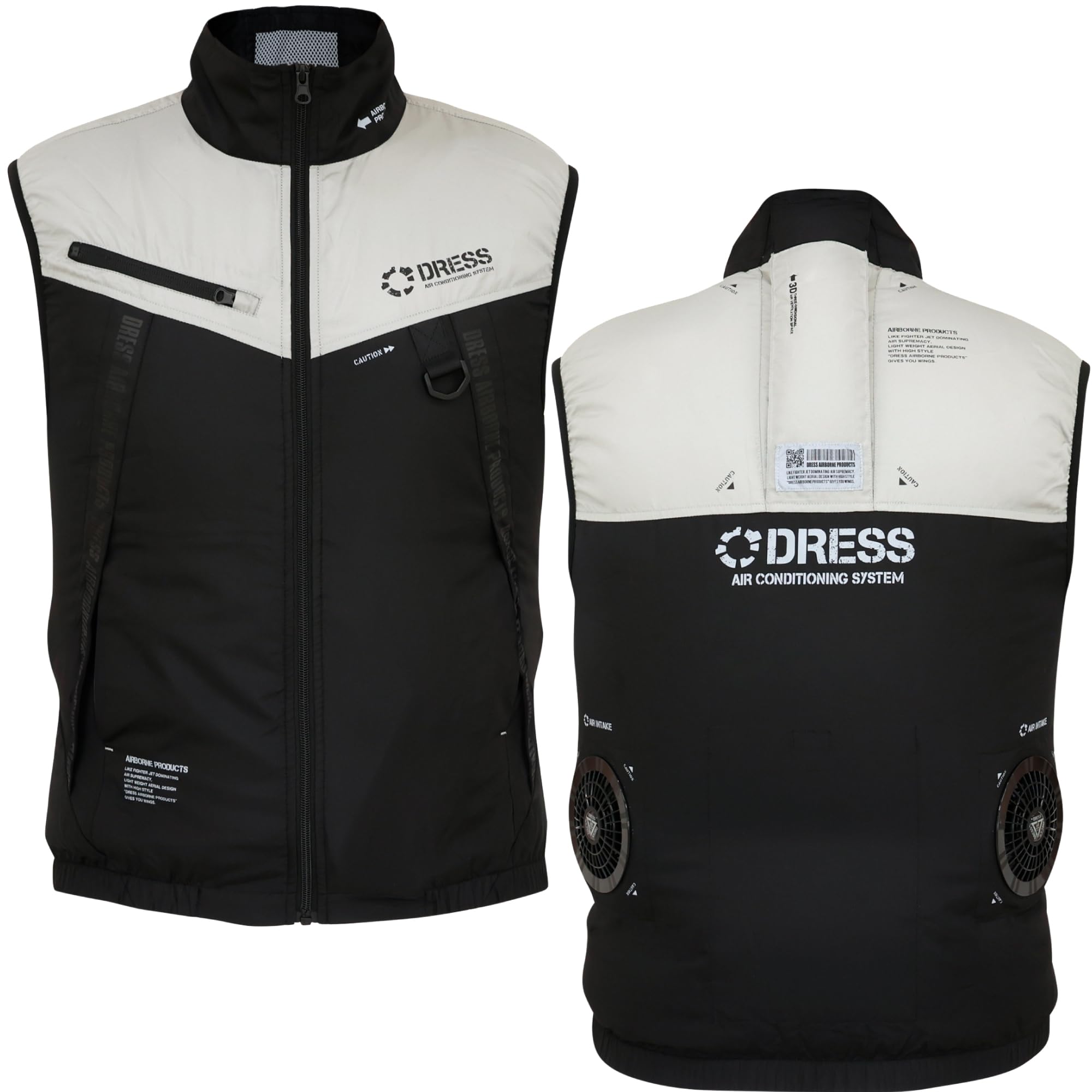 

Dress Fan Vest, Size 4XL, Air Conditioning Wear, Fishing Wear, Summer, Air Cooling, Adjustable Output, Powerful, Water Repellent, Cooling