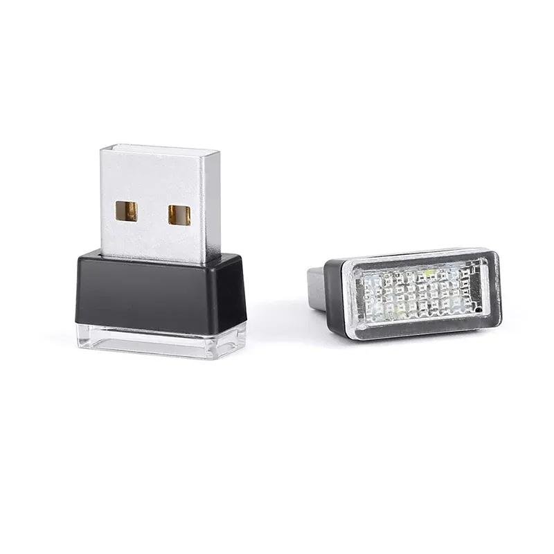 Mini Car Interior Ambient Lights Atmosphere Lamp USB LED Car Lights PC Car Decoration Light Plug and Play Decor Lamp Lighting