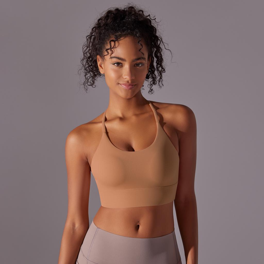Auroth Women Shockproof Yoga Bra Beauty Back Sports Underwear Sleeveless Fitness Running Tank Top