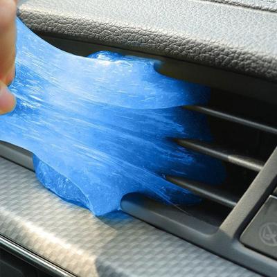 1pc Gel de limpeza de carro Reutilizável Teclado Limpador Gel Ferramenta Poeira Ventilação Remoção Slime Automóvel Sujeira Gel Limpador Ar Multiuso L8X0
