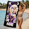 Customizable personalized beach towels Monkey D. Luffy themed designs.Suitable for the beach, yoga, sports;ideal as beach accessories