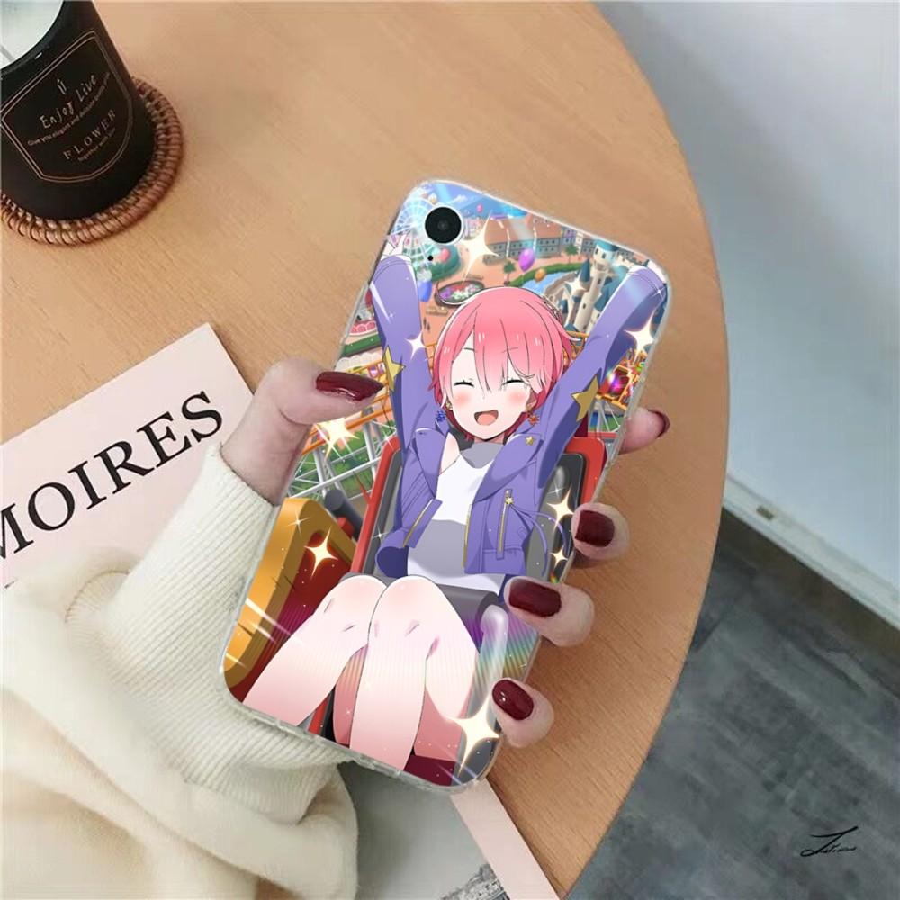 ReZERO Ram Rem Phone Case for iPhone 15 8 7 6 6S Plus X SE 2020 XR XS 14 11 12 13 Mini Pro Max Mobile Case
