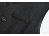 Men's Retro Double-Breasted Suit Vest - Spring/Autumn Style