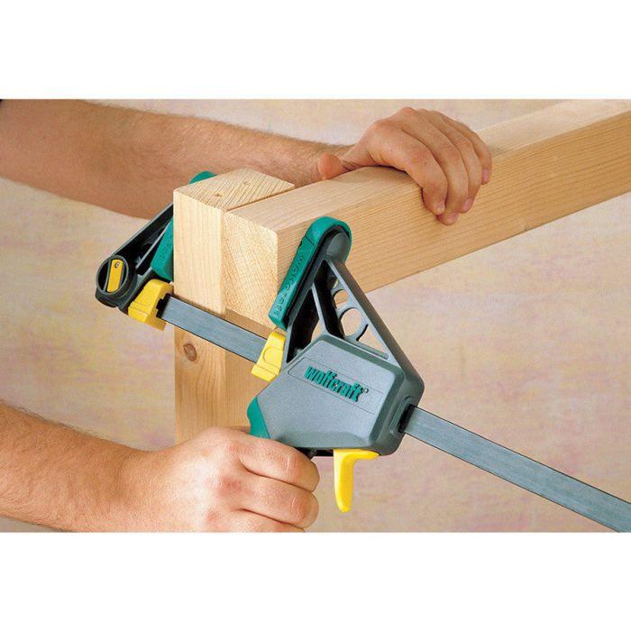 Einhandzwinge EHZ PRO 100-150 mm - WOLFCRAFT - Robust und leistungsstark - Spannkraft bis zu 120 kg