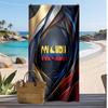 Colombia Football Print Beach Towel Quick Dry Super Absorbent Soft Bath Towel for Swimming Beach Travel Fan Souvenir Gift