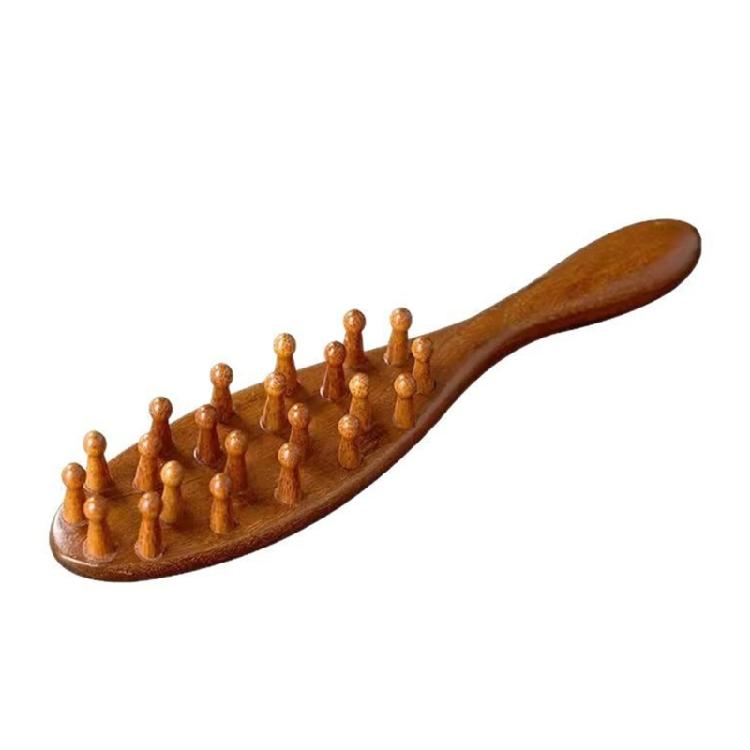 Natural Head Massagers Comb For Travel Office Use Of Sandalwoods for Gentle Hair Care