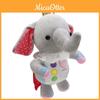 Cartoon Elephant Plush Toy With Short Pile Material For Kids And Collectors