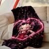 Betty Boop Pattern Blanket, Cozy Blanket for All-Season Comfort On Sofas, Beds, Office, Car, Camping and Travel