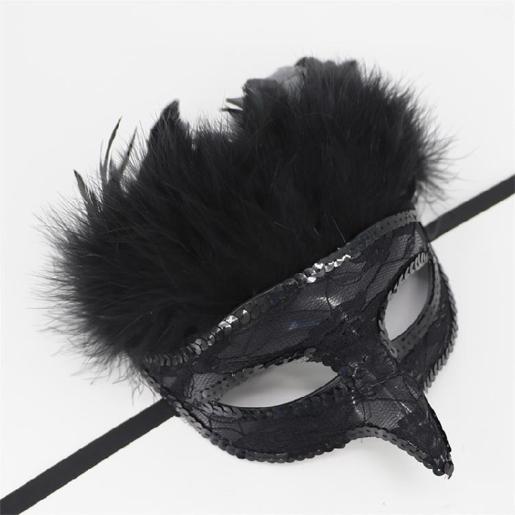 Feather Masquerade Mask Mardi Gras Mask Halloween Costume Mask Venetians Mask for Adult Women Girls Party Mask Gifts