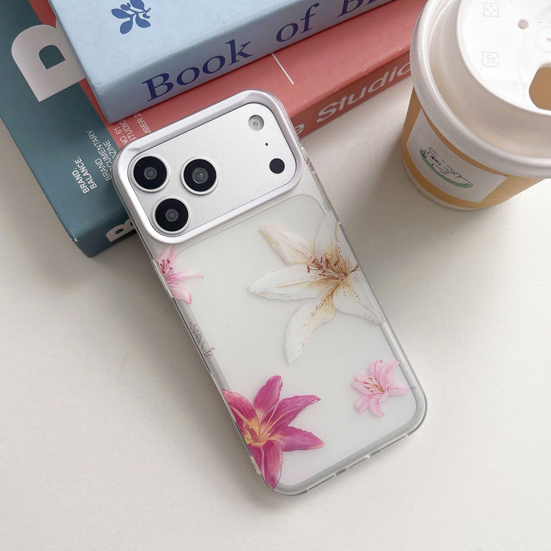 

Sweet Lily Flower Soft Phone Case for iPhone 17 Pro Max/15/14/13/12 - Popular Design 15 Pro Max