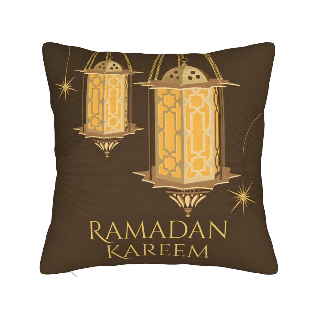 Ramadan Lantern Pillow Cover Fashion Pillow Case For Sofa Car Home Decor Soft Cushion Cover Gift