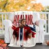 1pc Haaland1 Theme Blanket - Digital Print, Polyester, Cozy for All Seasons, Perfect for Outdoor, and Travel