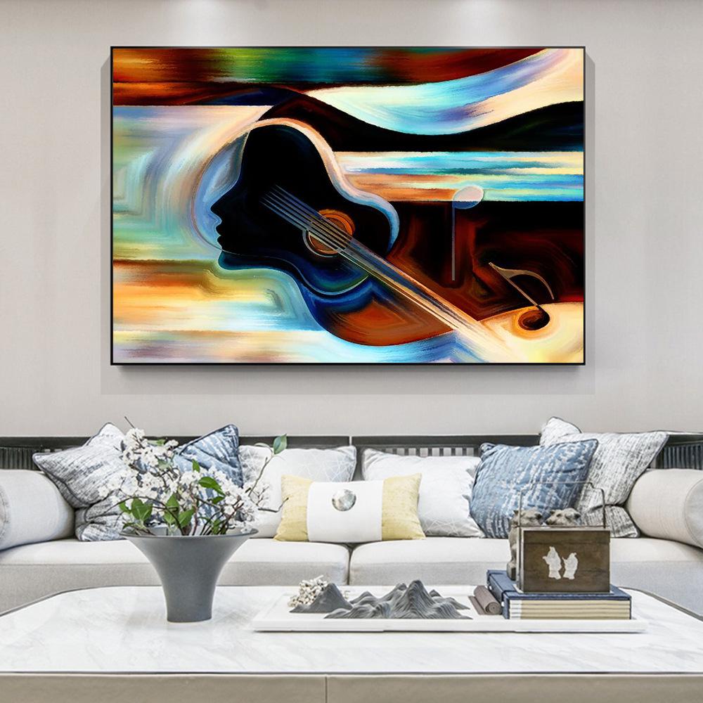 Modern Abstract Colorful Wall Art Canvas for Bedroom and Living Room Decor