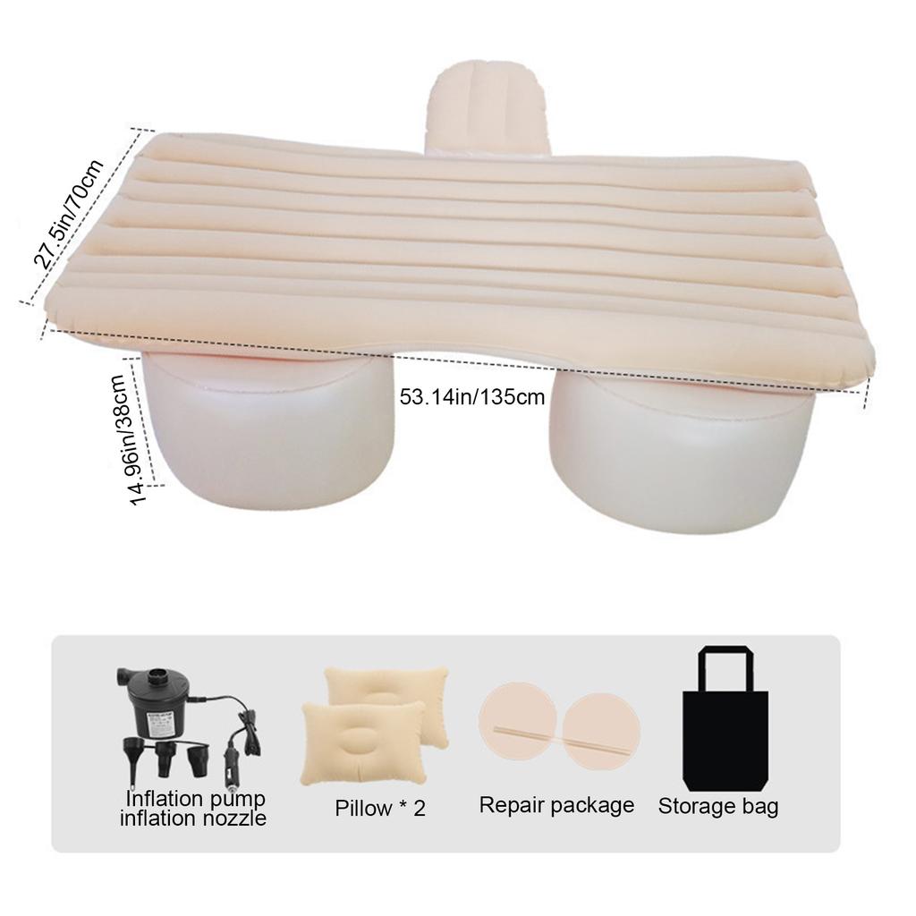 Car Inflatable Bed auto Air Inflatable Travel Mattress Bed Portable car Back Seat Travel Air Cushion Bed car interior accessory